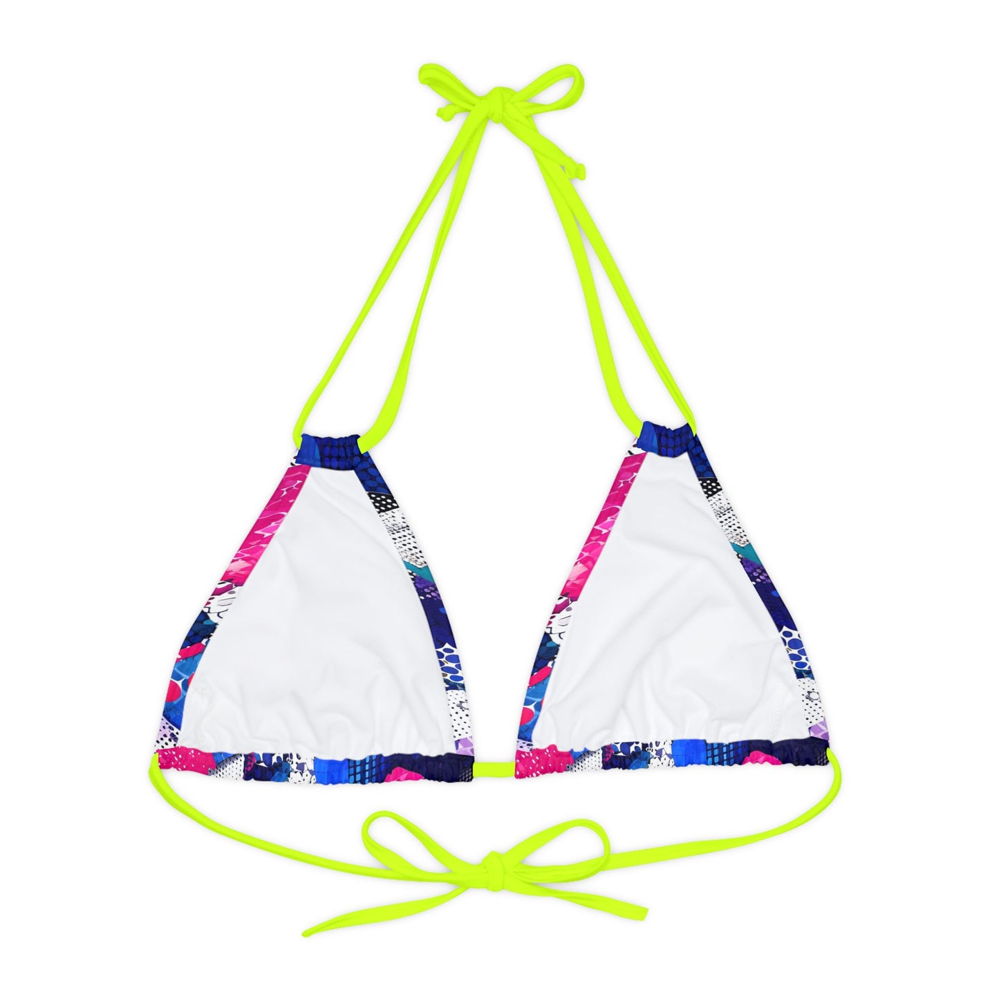Vibrant Strappy Triangle Bikini Top