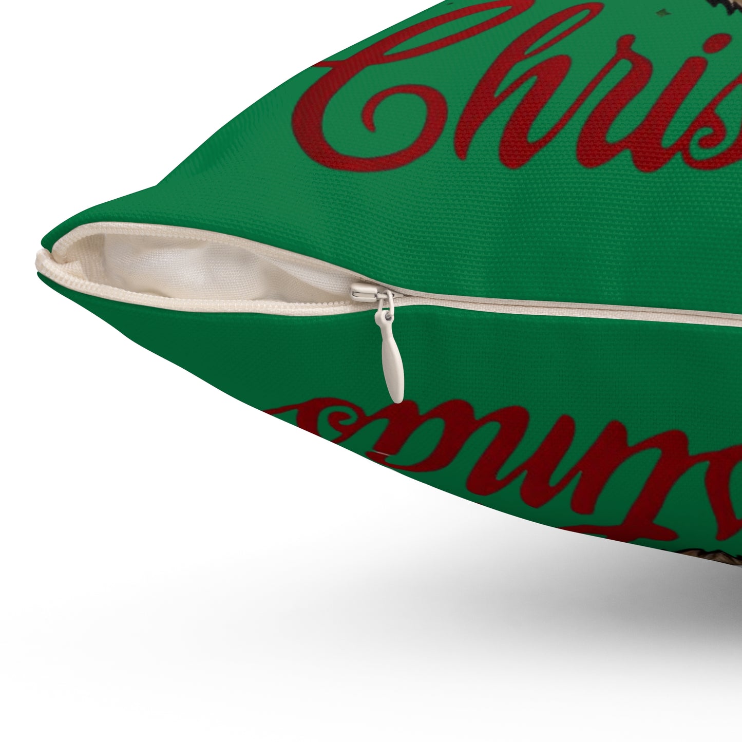 Howdy Christmas Square Pillow