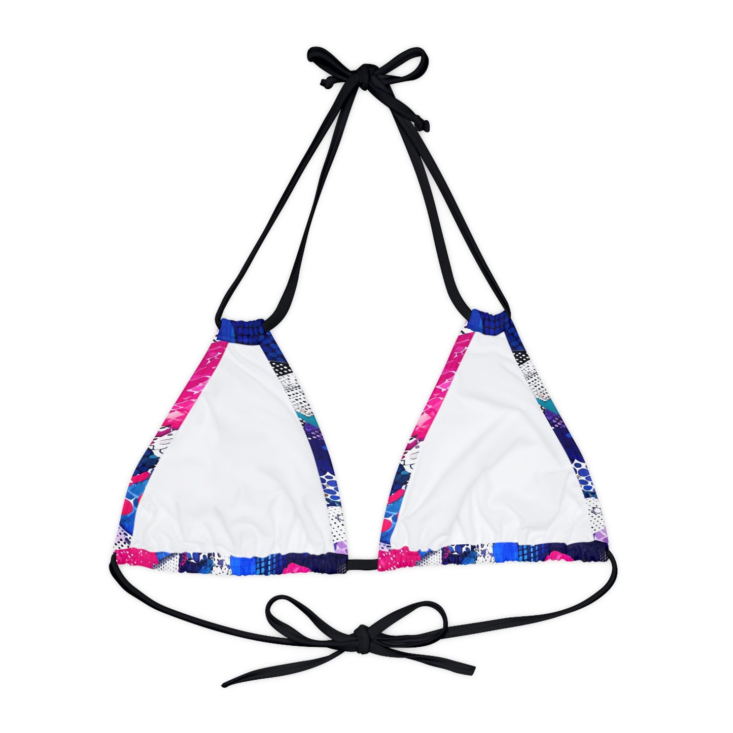 Vibrant Strappy Triangle Bikini Top
