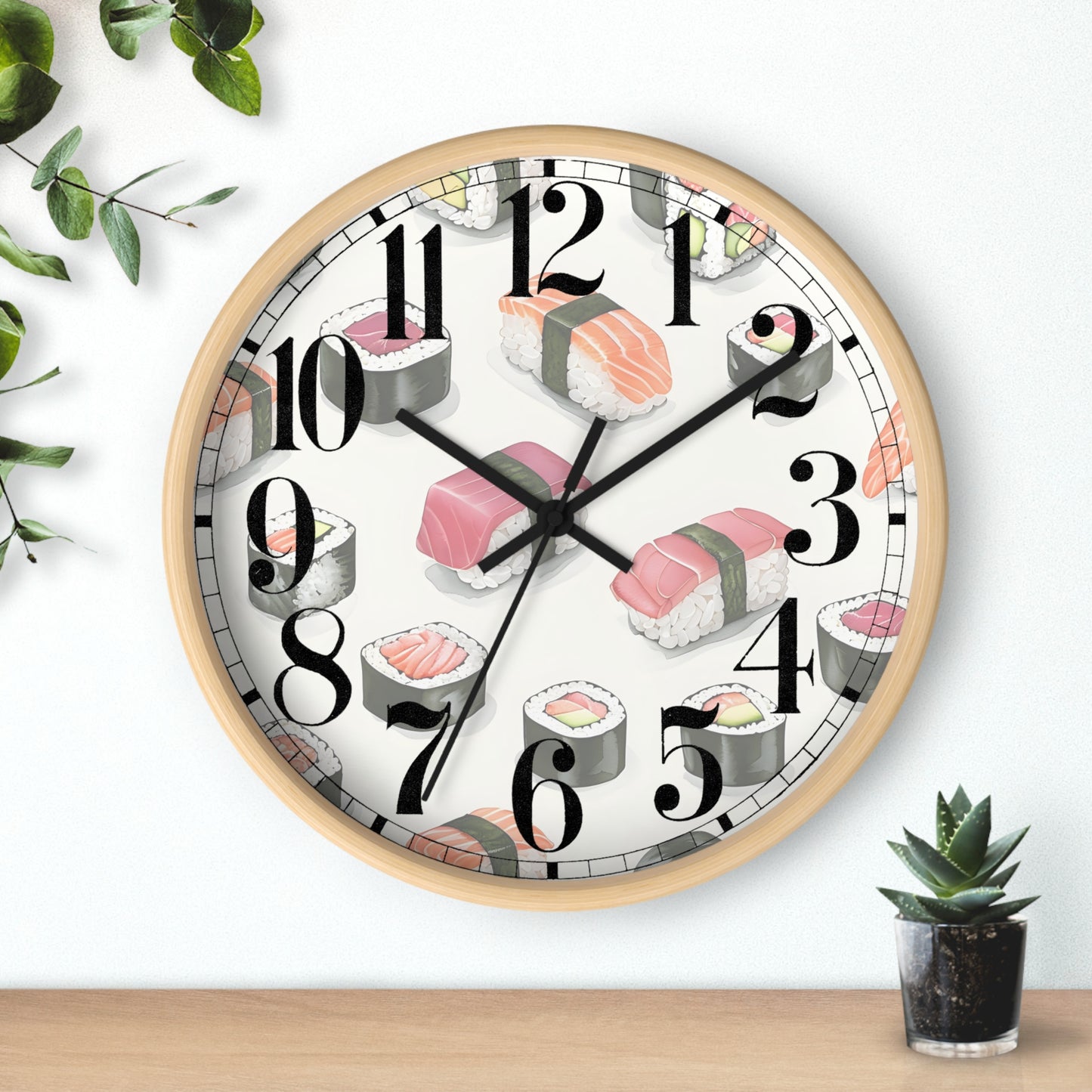 Sushi Lover's Wall Clock