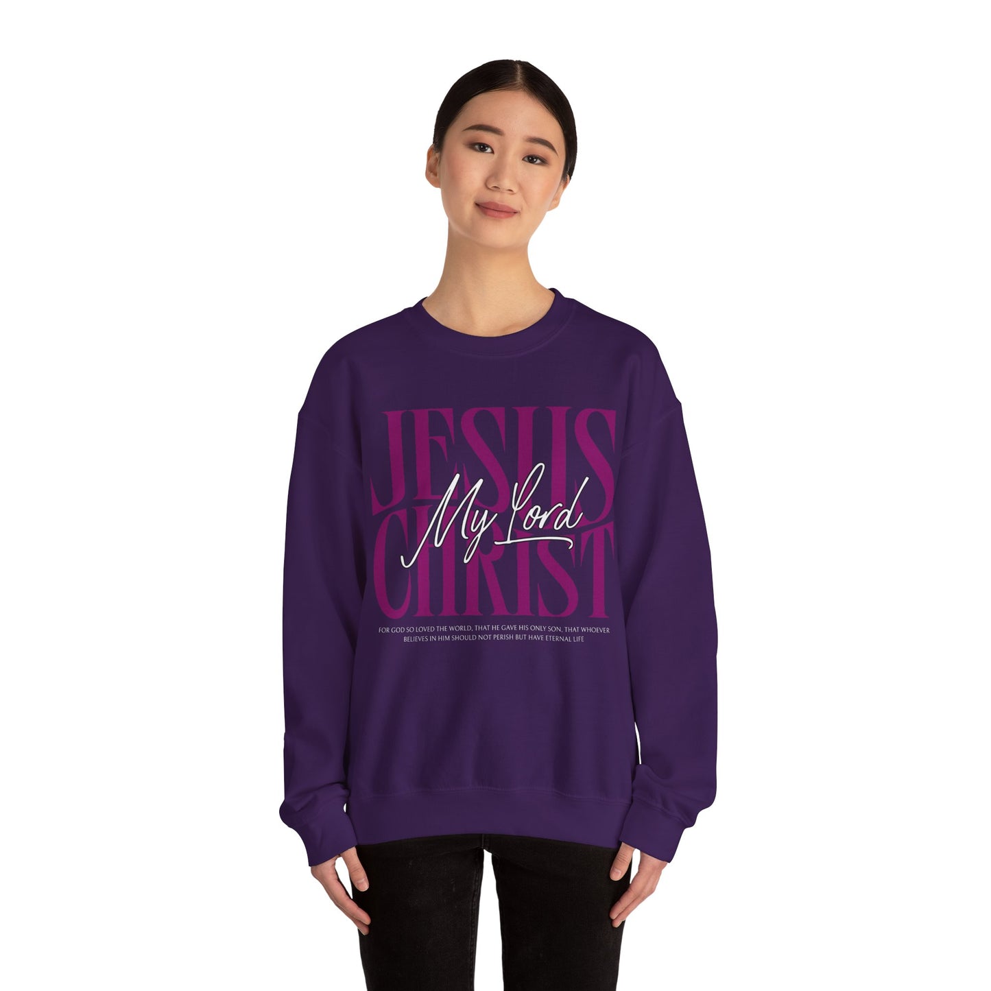 Inspirational Jesus Christ Sweatshirt - Heavy Blend Crewneck