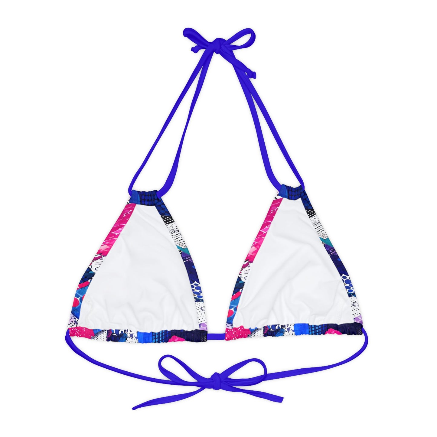 Vibrant Strappy Triangle Bikini Top