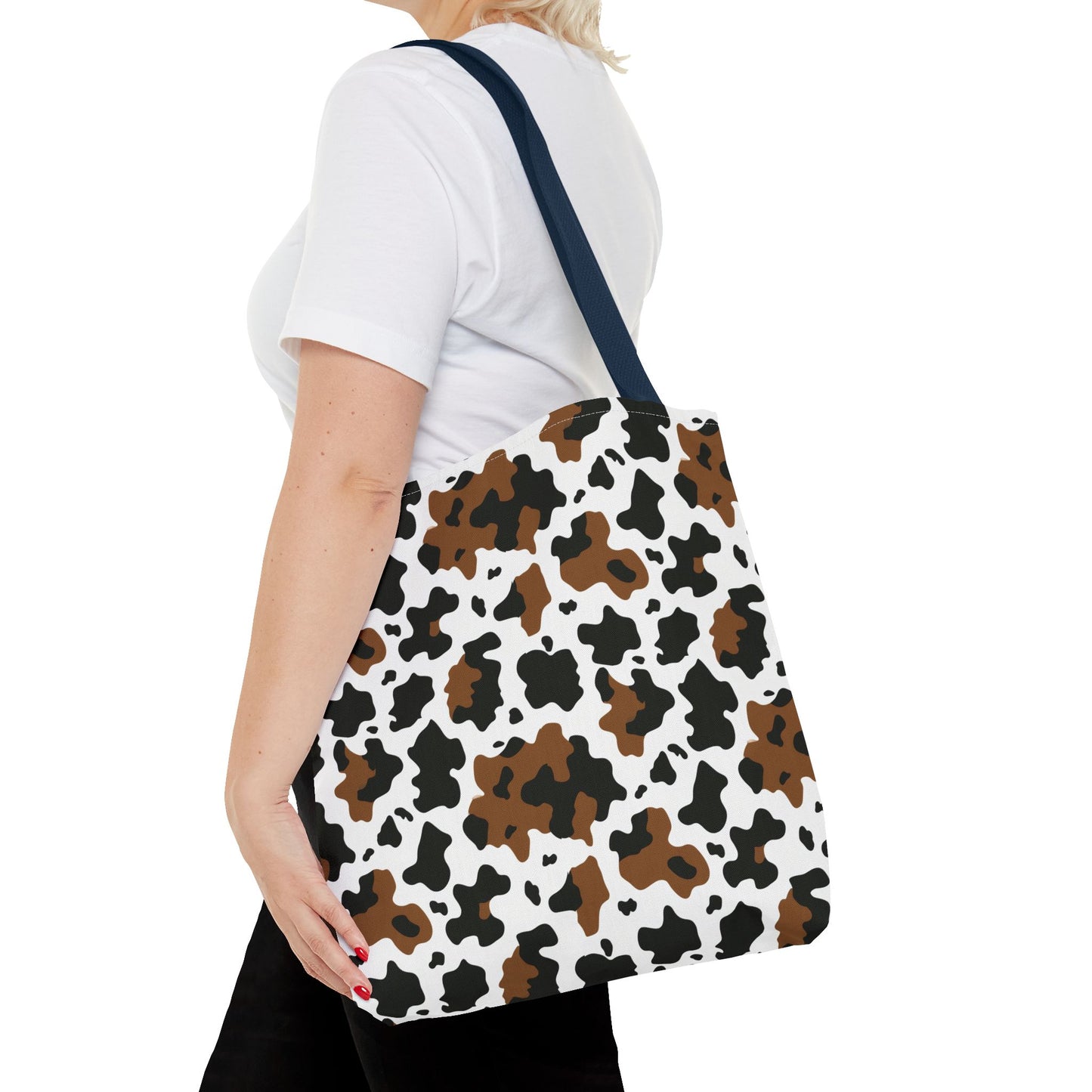 Cowhide Print Tote Bag