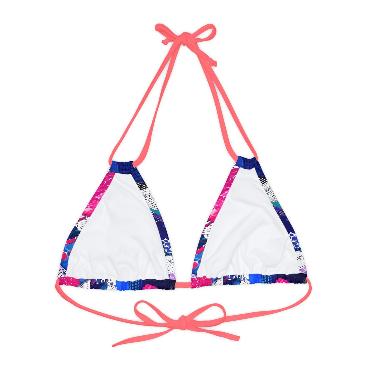 Vibrant Strappy Triangle Bikini Top