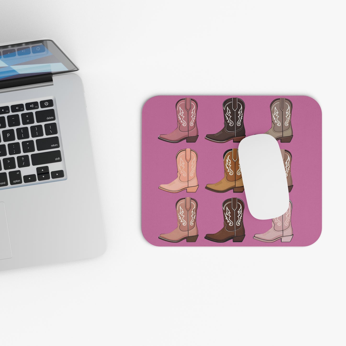 Cowboy Boots Mouse Pad