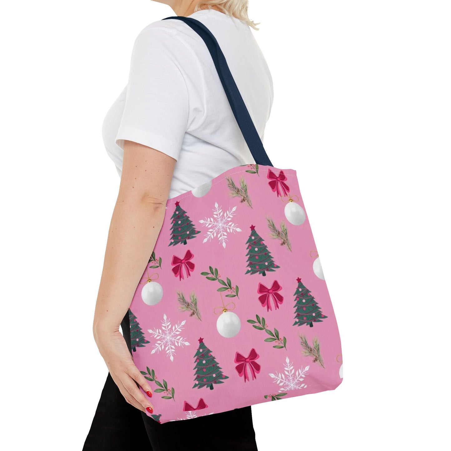 Pink Holiday Cheer Tote