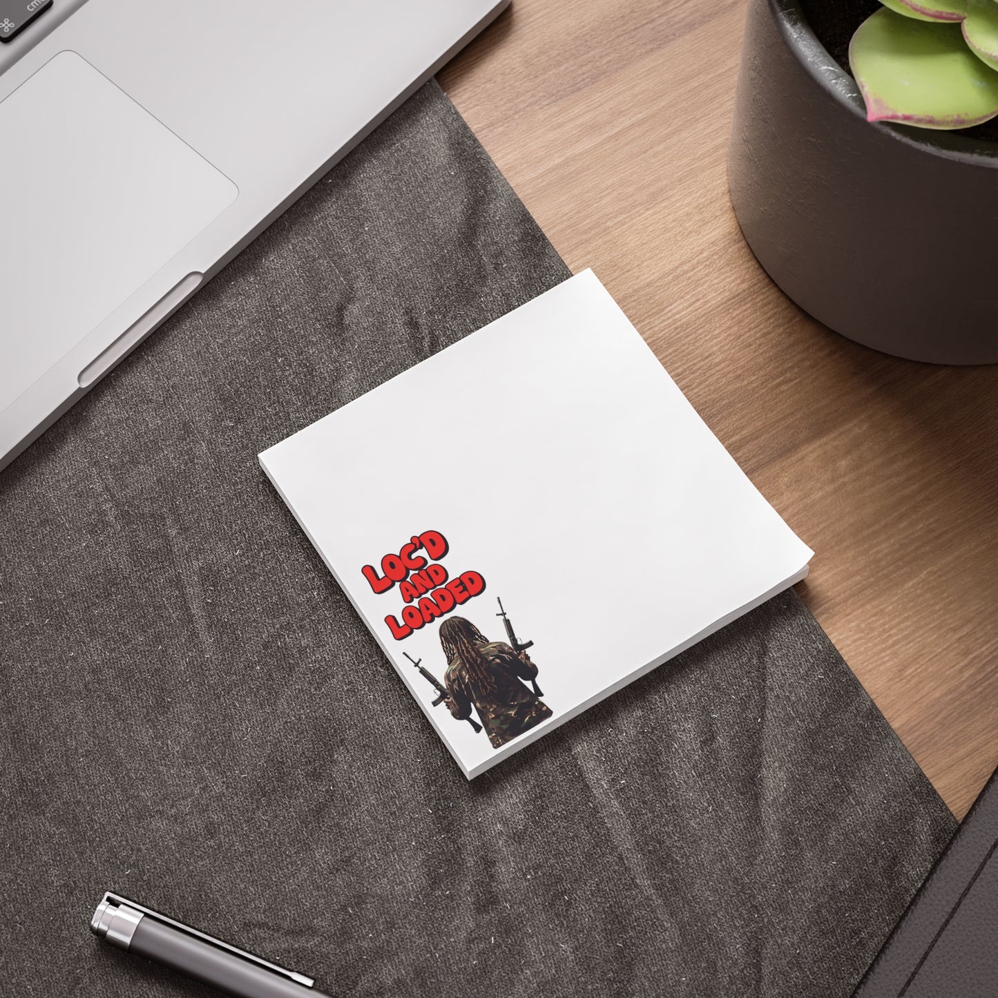 Post-it® Note Pads - 'Locked and Loaded' Design for Creative Minds