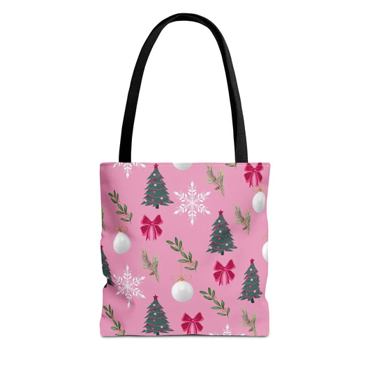 Pink Holiday Cheer Tote