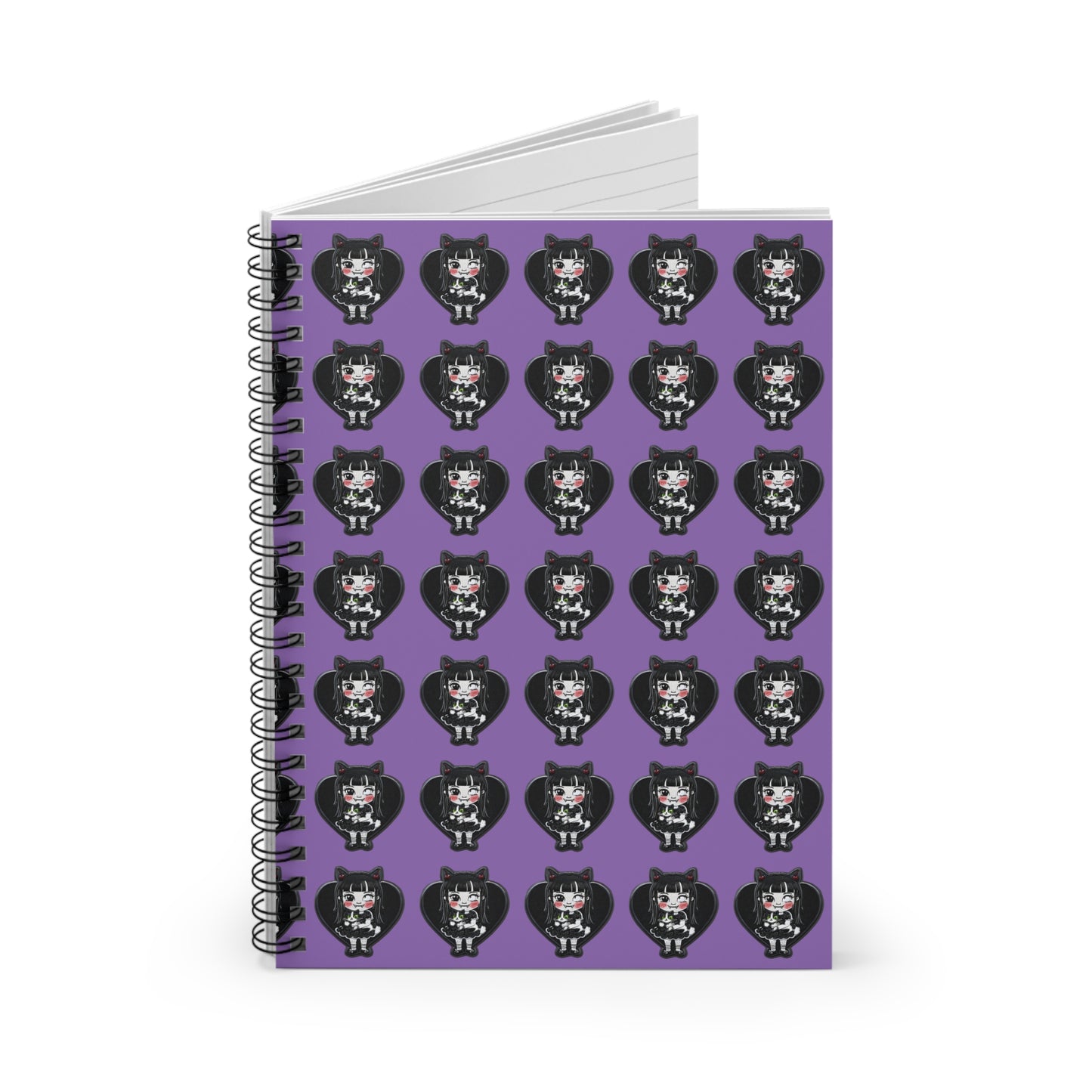 Kawaii Anime Spiral Notebook - Ruled Line