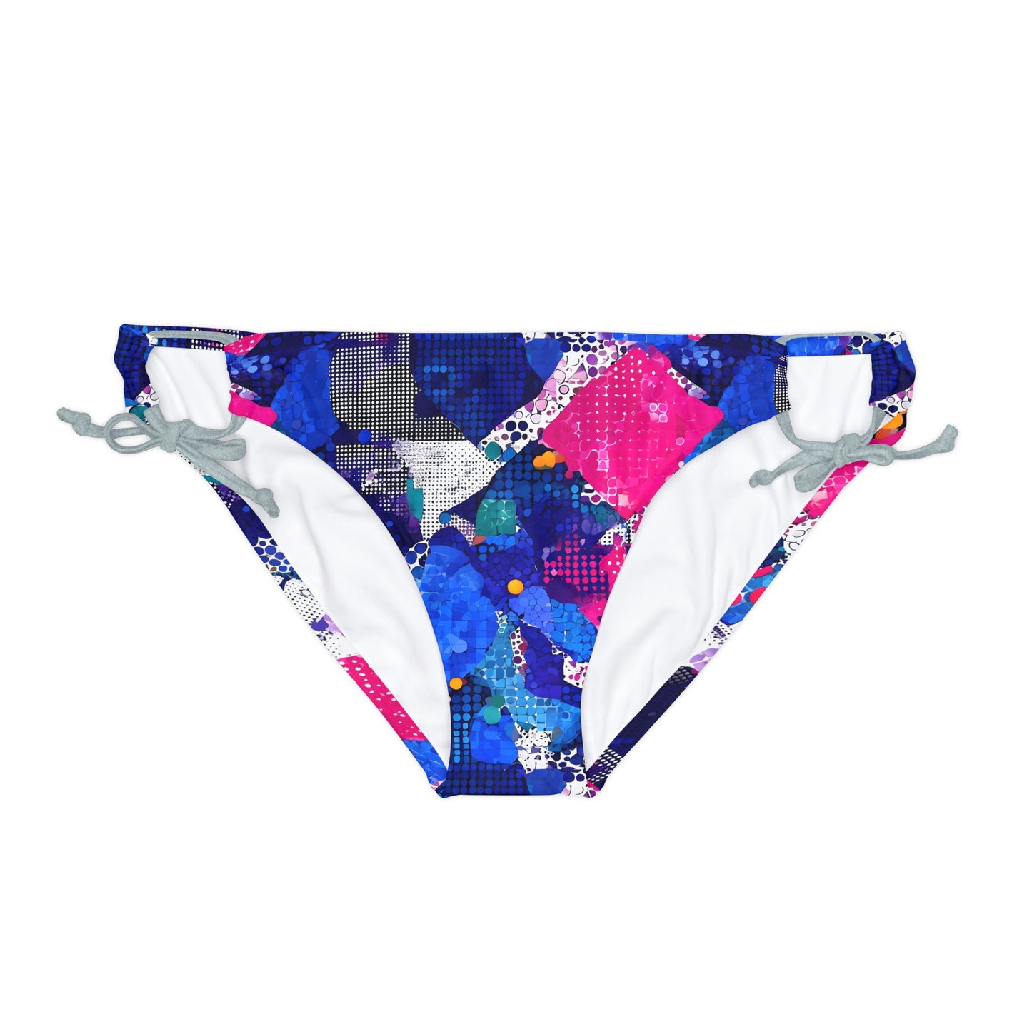 Vibrant Loop Tie Side Bikini Bottom