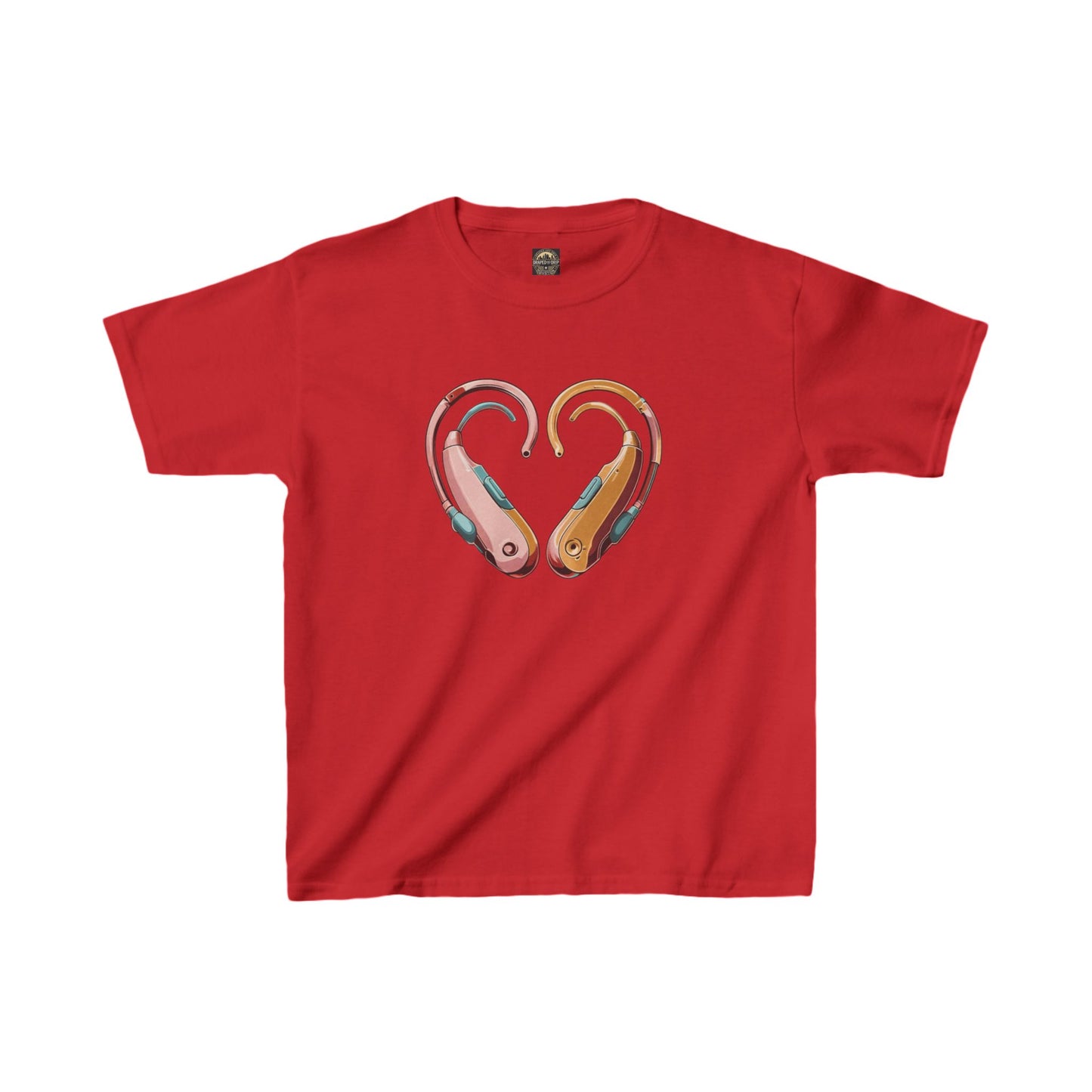 Hearing Aids Heart Tee