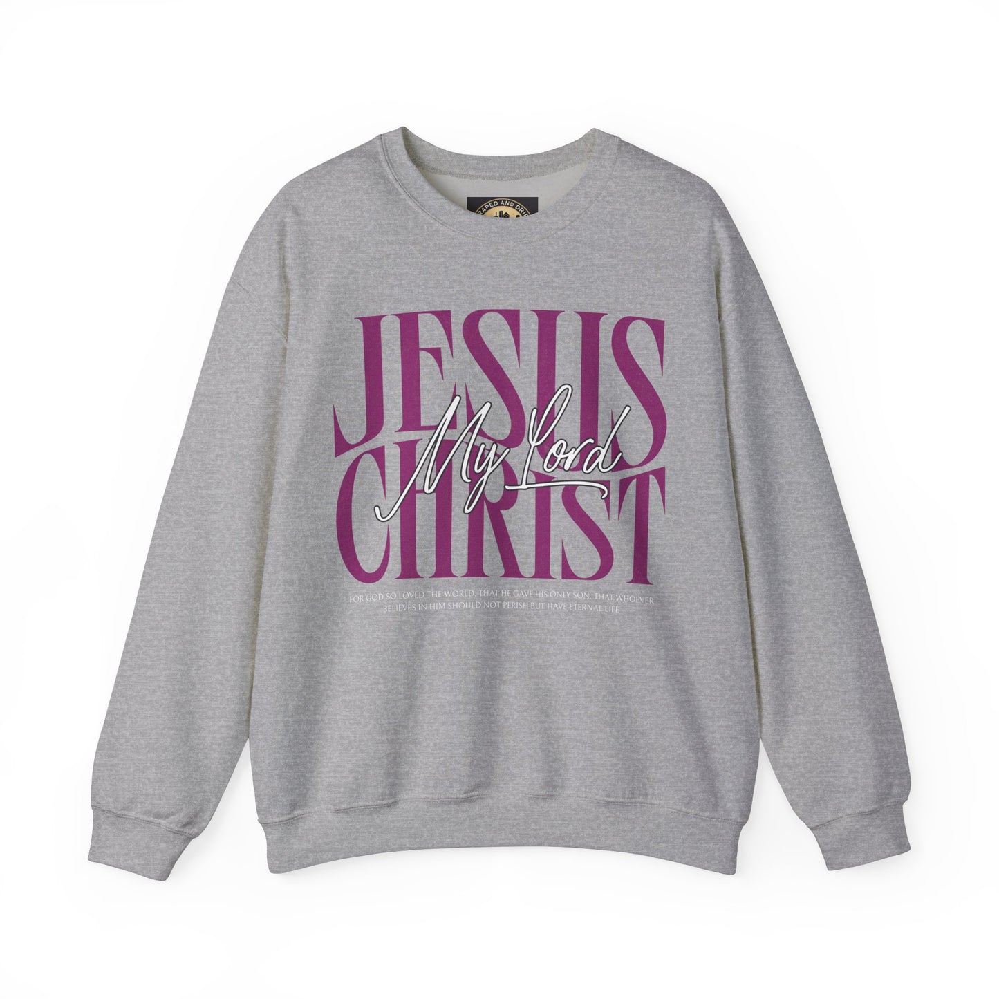 Inspirational Jesus Christ Sweatshirt - Heavy Blend Crewneck