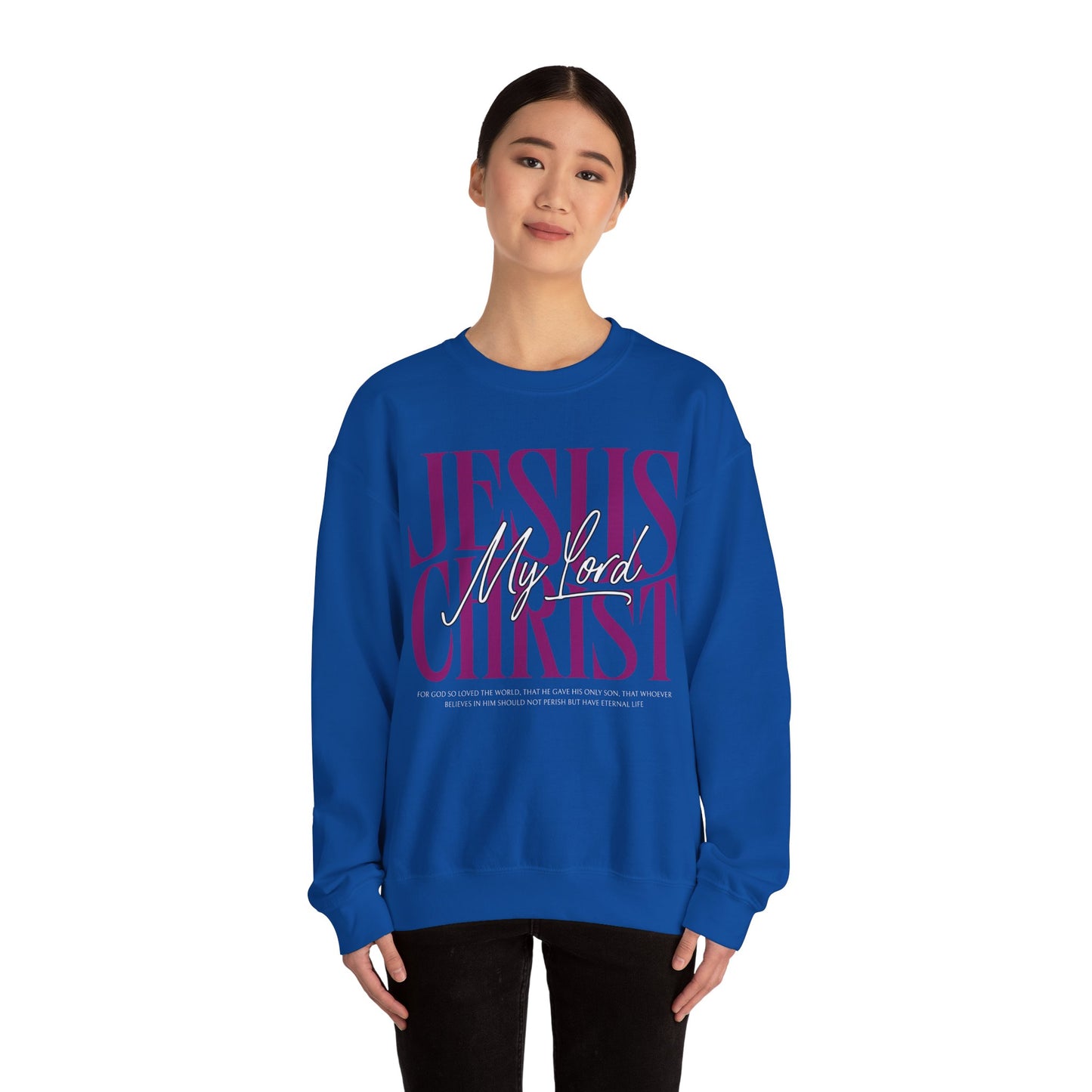 Inspirational Jesus Christ Sweatshirt - Heavy Blend Crewneck