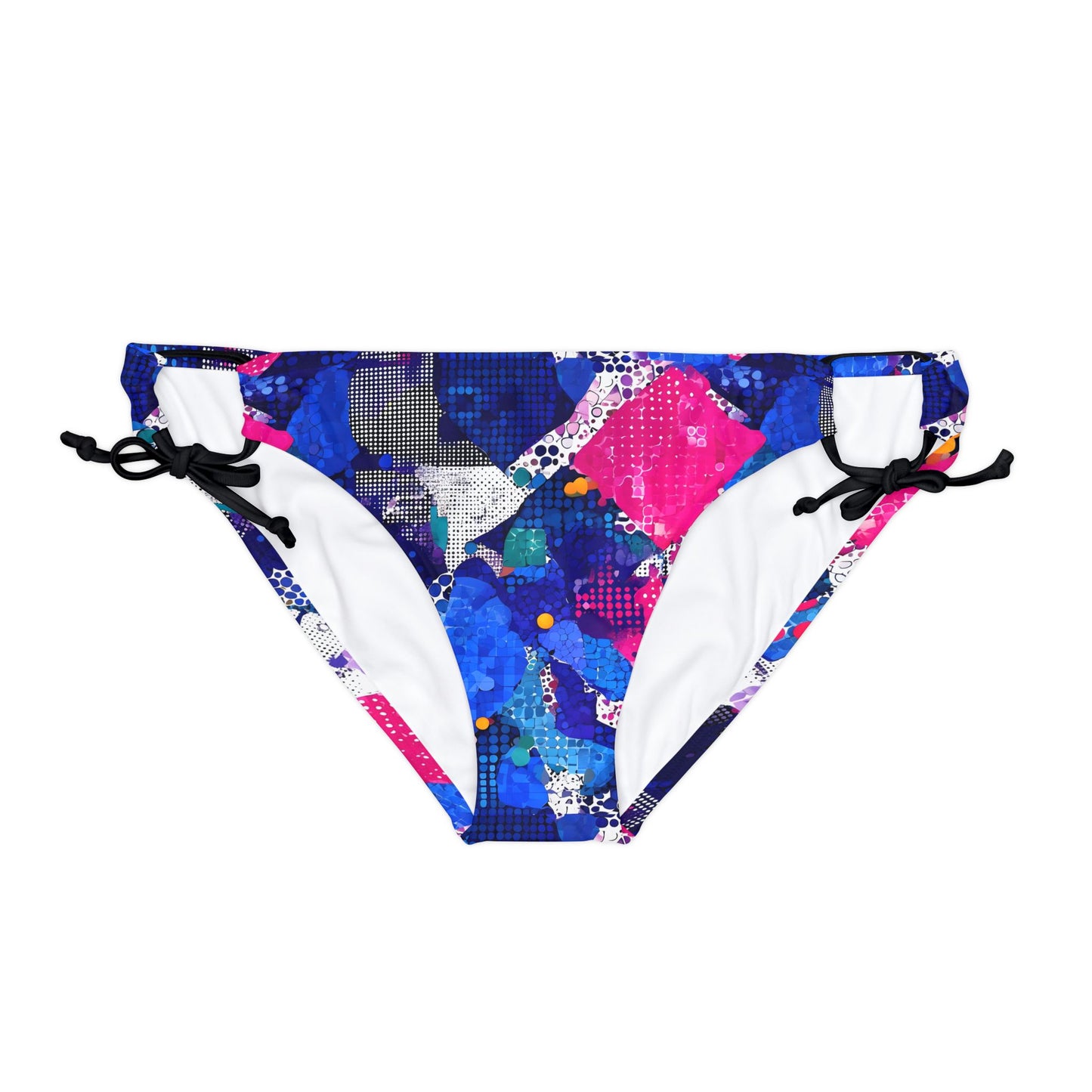 Vibrant Loop Tie Side Bikini Bottom