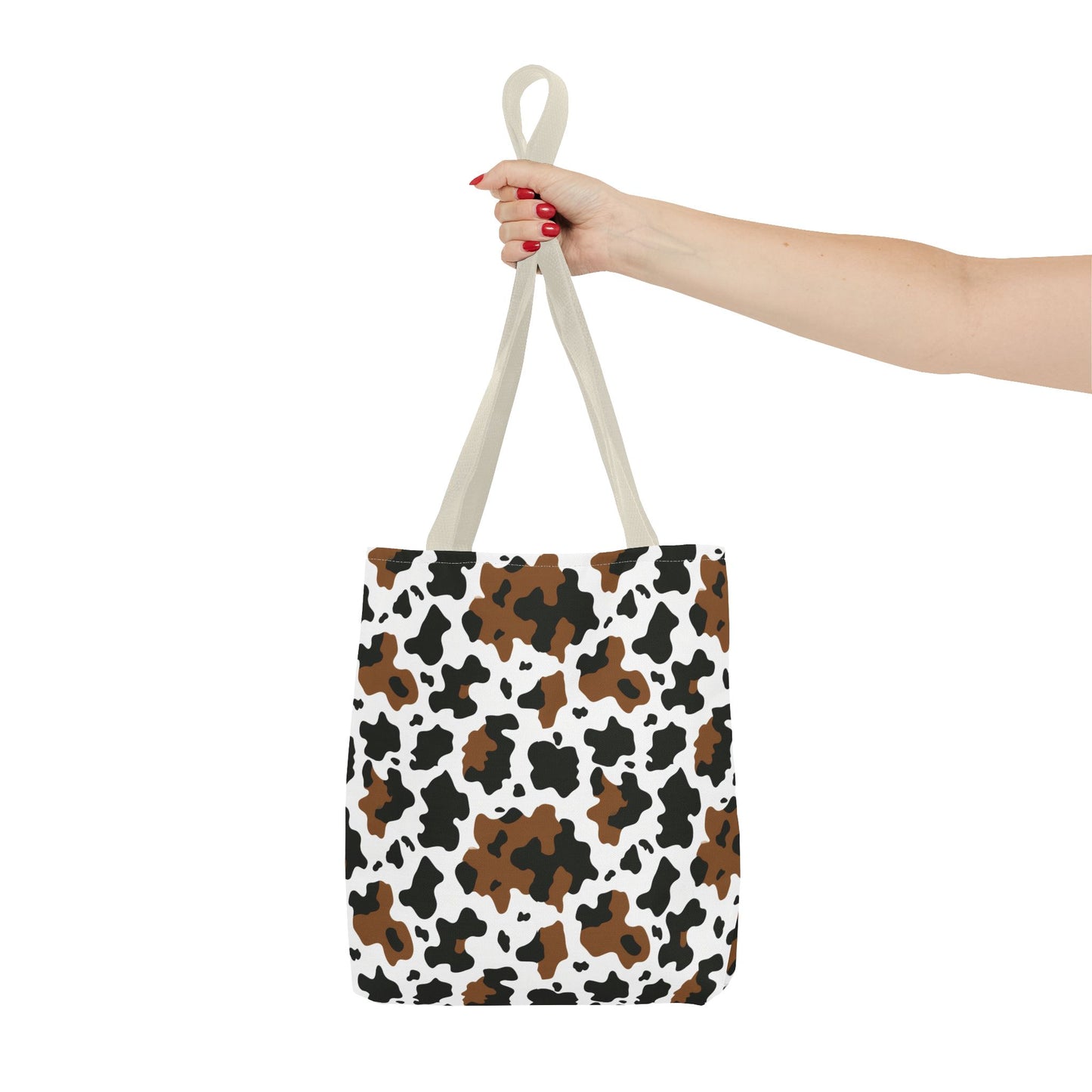 Cowhide Print Tote Bag