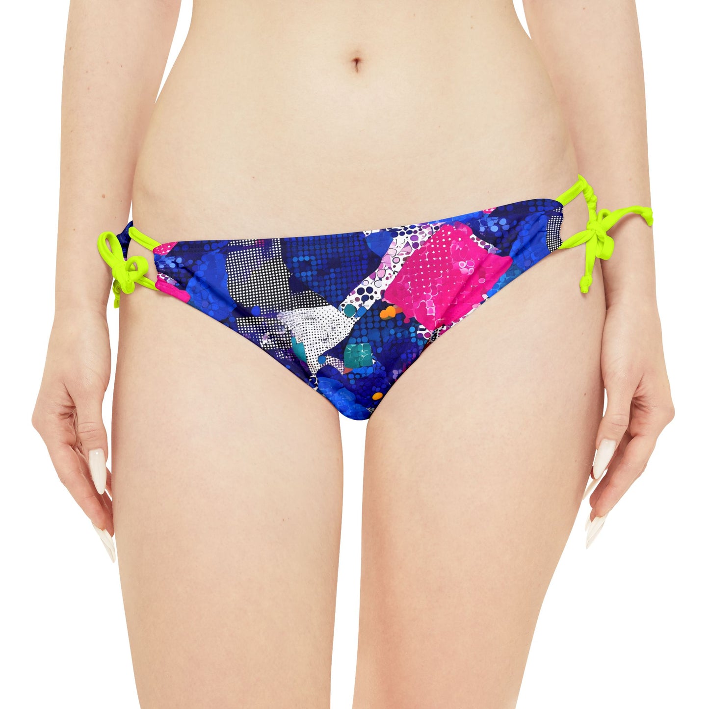 Vibrant Loop Tie Side Bikini Bottom