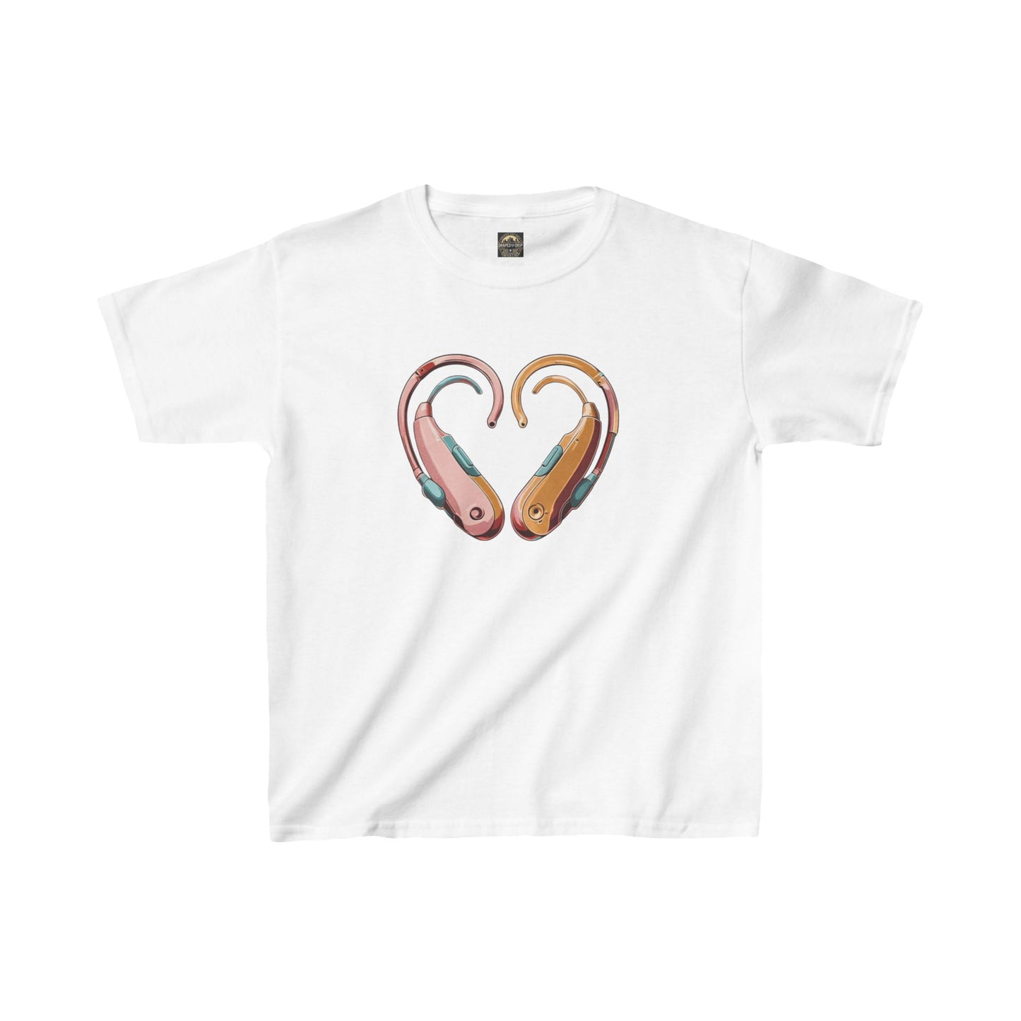 Hearing Aids Heart Tee