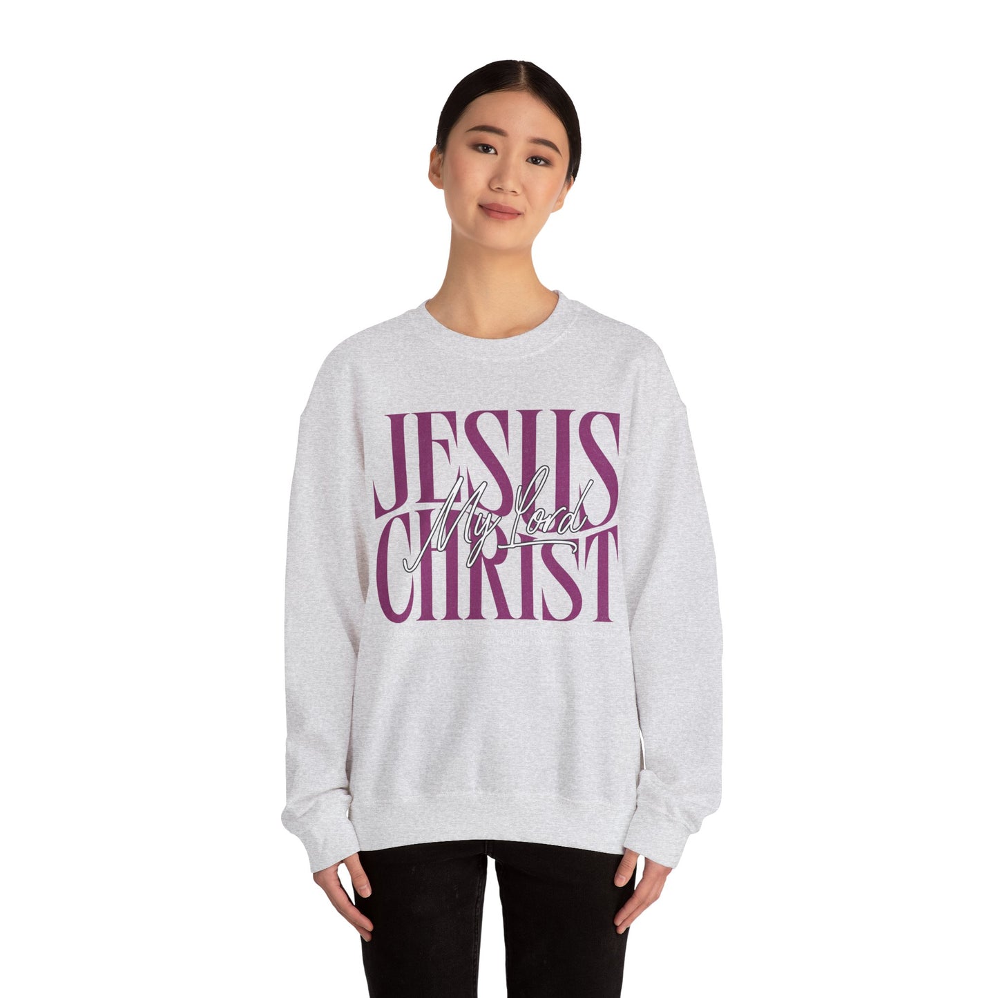 Inspirational Jesus Christ Sweatshirt - Heavy Blend Crewneck