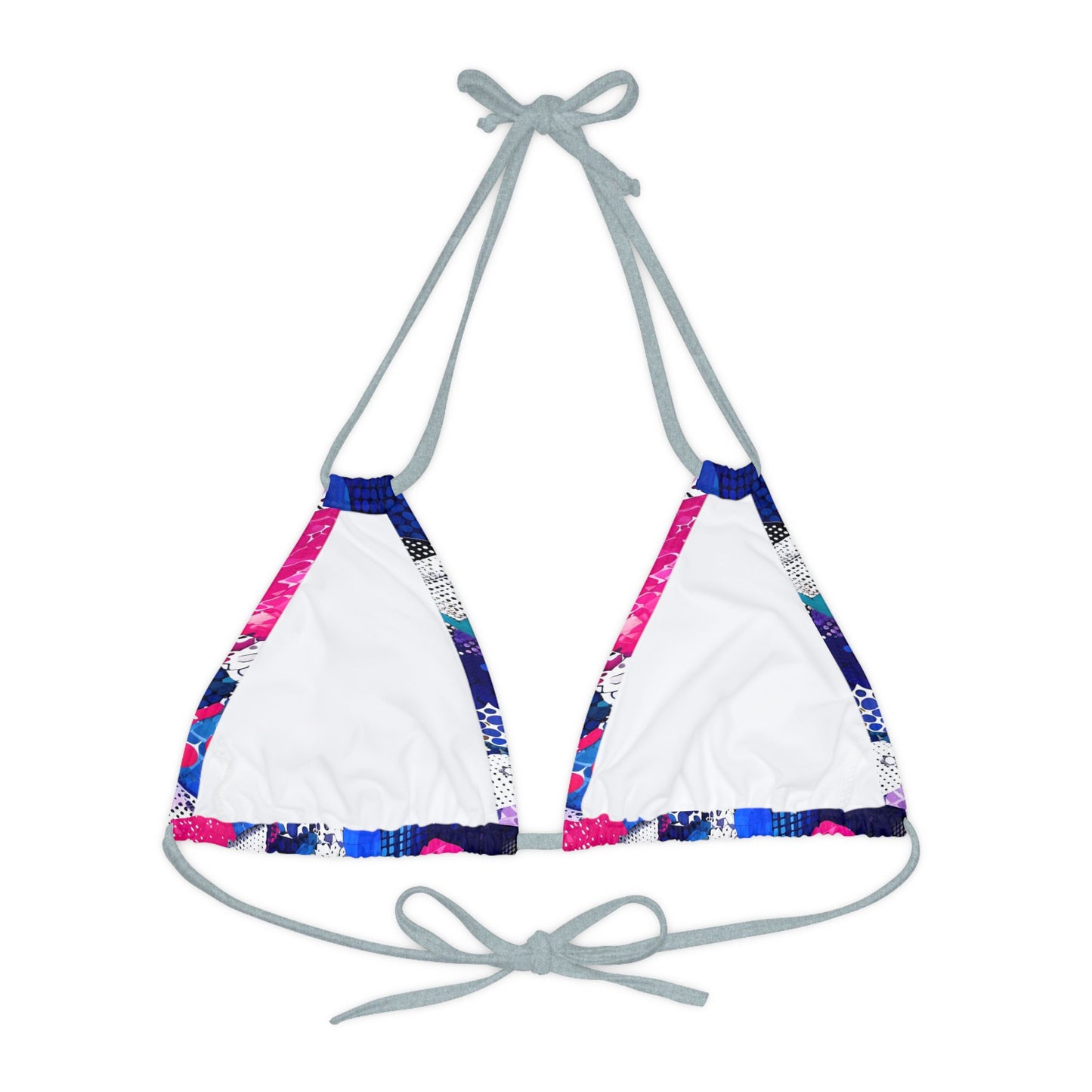 Vibrant Strappy Triangle Bikini Top