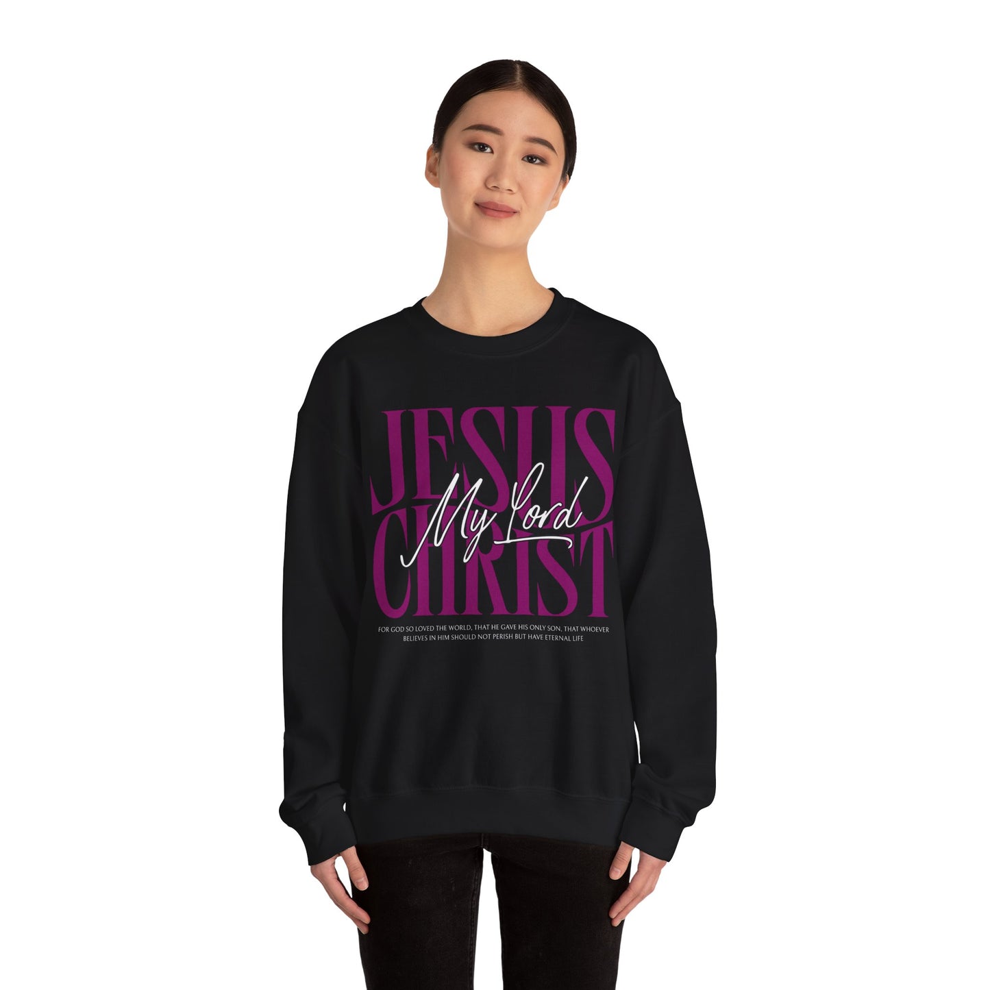 Inspirational Jesus Christ Sweatshirt - Heavy Blend Crewneck