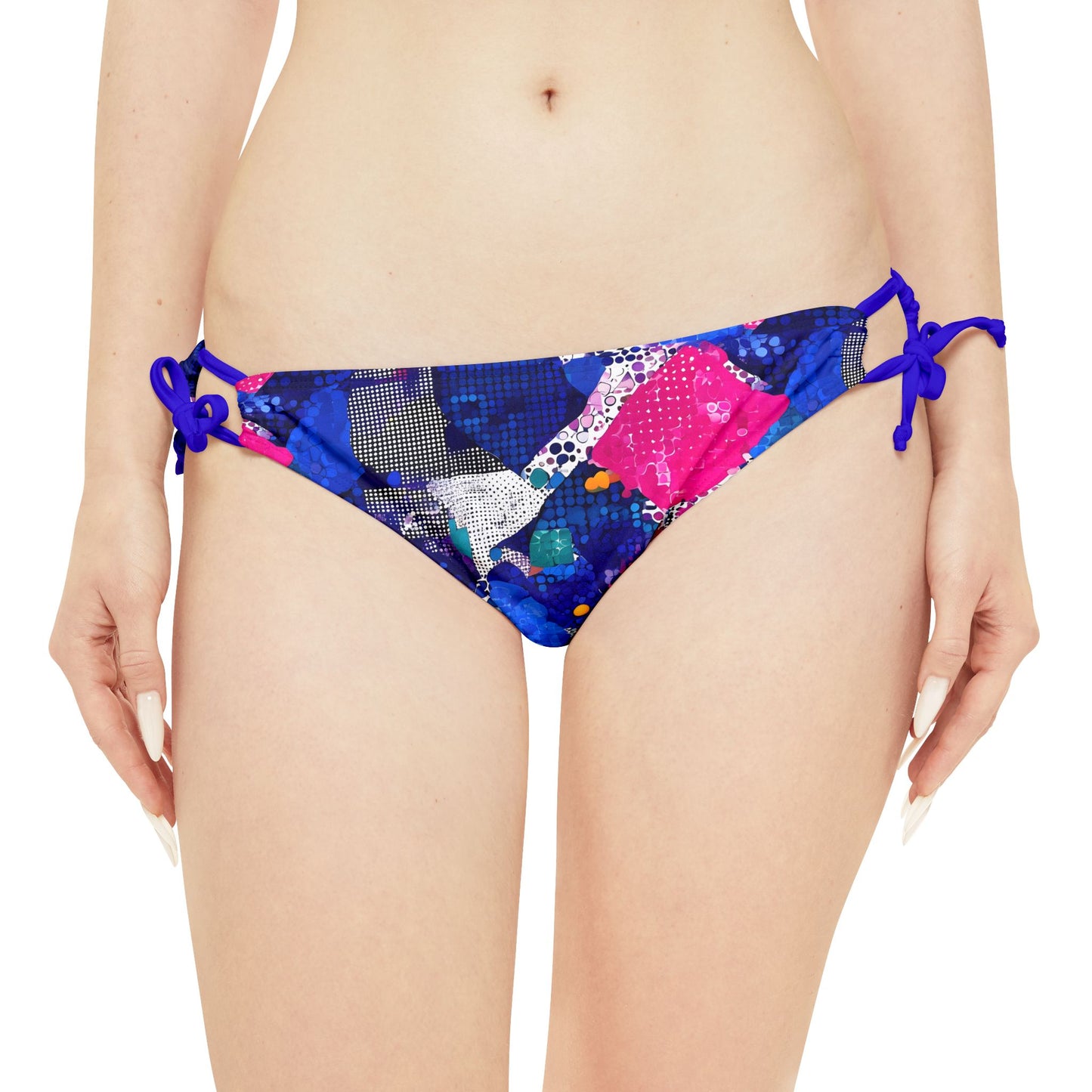 Vibrant Loop Tie Side Bikini Bottom