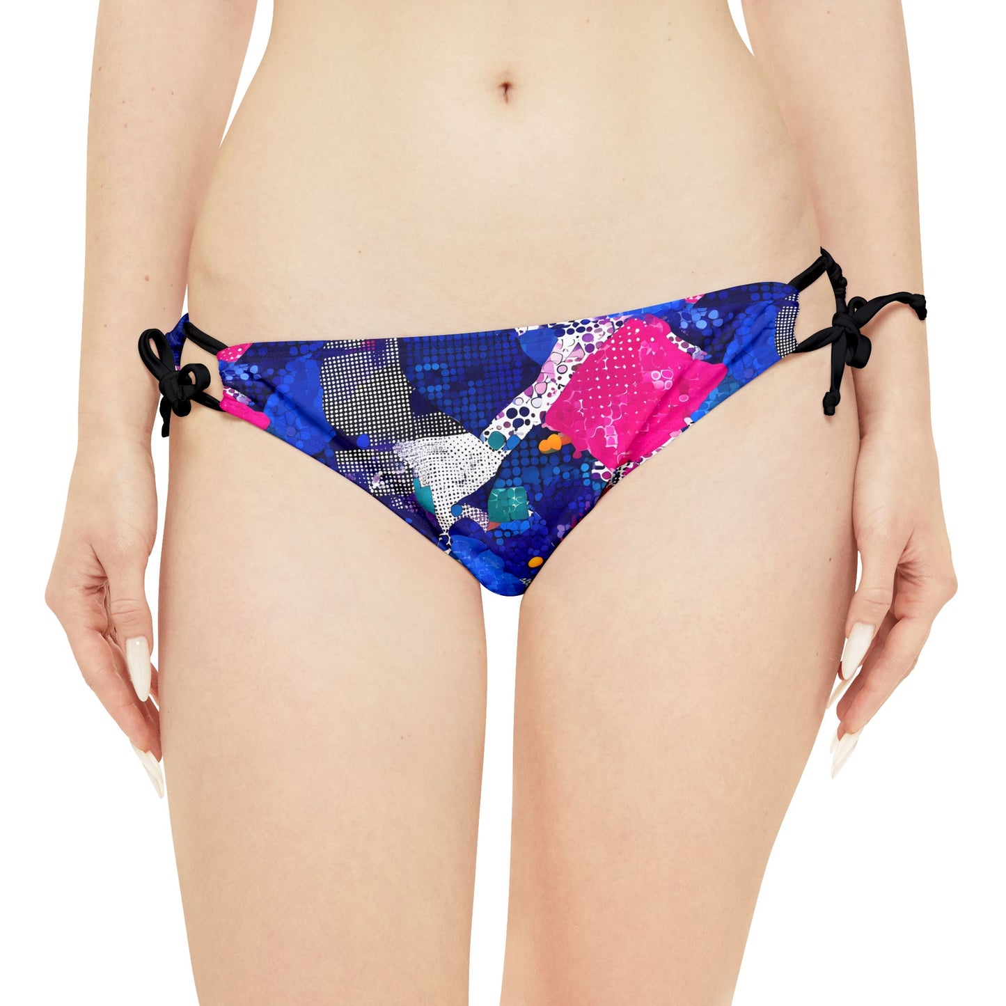 Vibrant Loop Tie Side Bikini Bottom