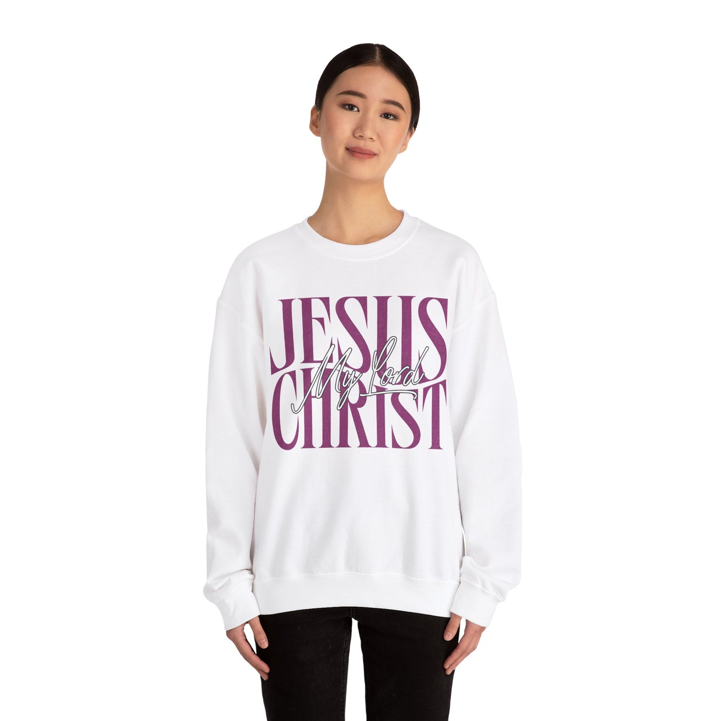 Inspirational Jesus Christ Sweatshirt - Heavy Blend Crewneck