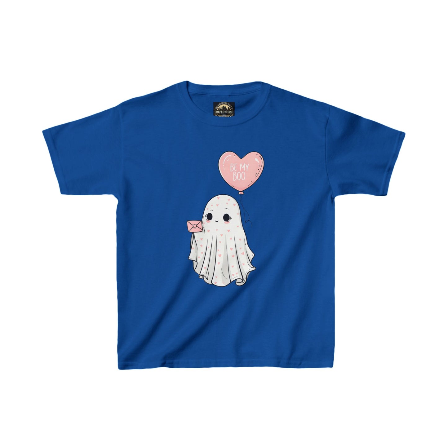 Kids Ghost Valentines Tee - "Be My Boo"