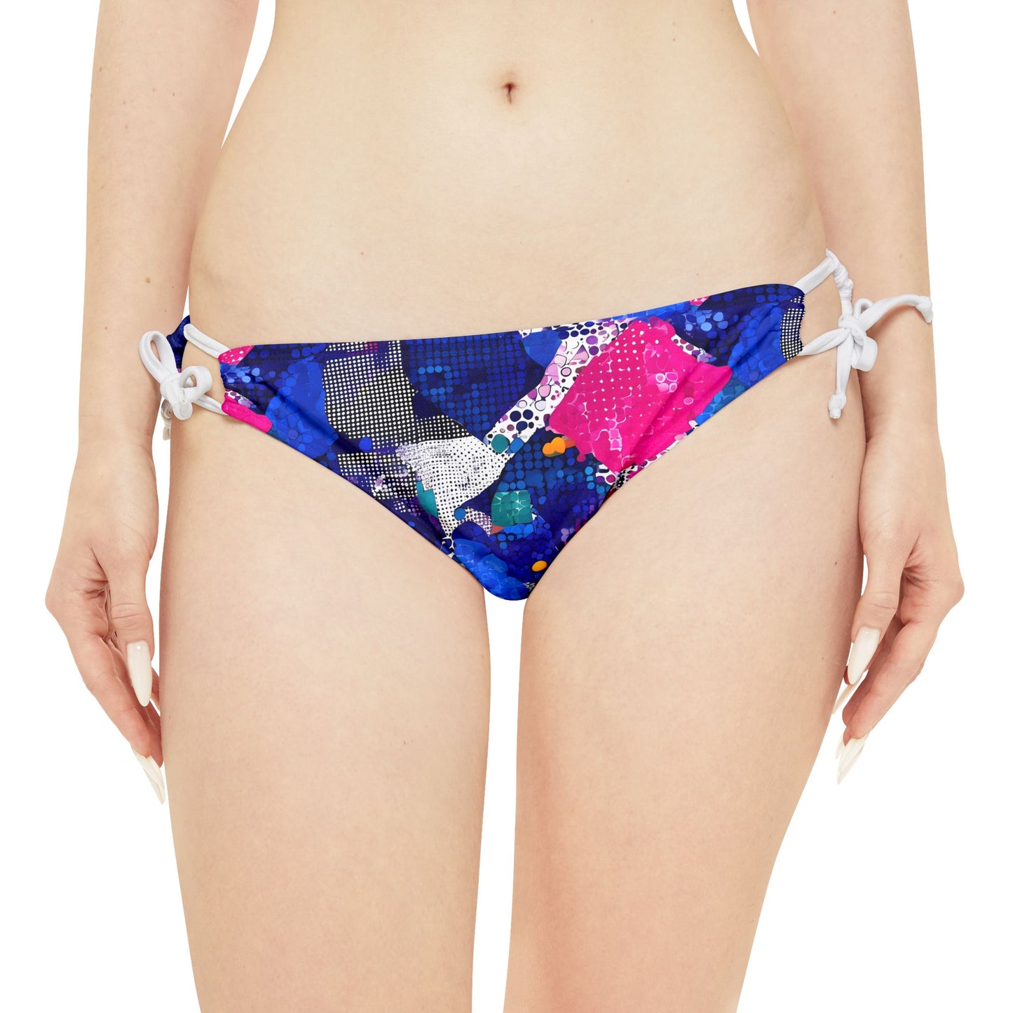 Vibrant Loop Tie Side Bikini Bottom