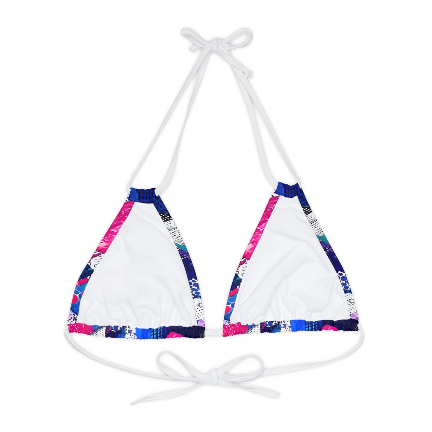 Vibrant Strappy Triangle Bikini Top