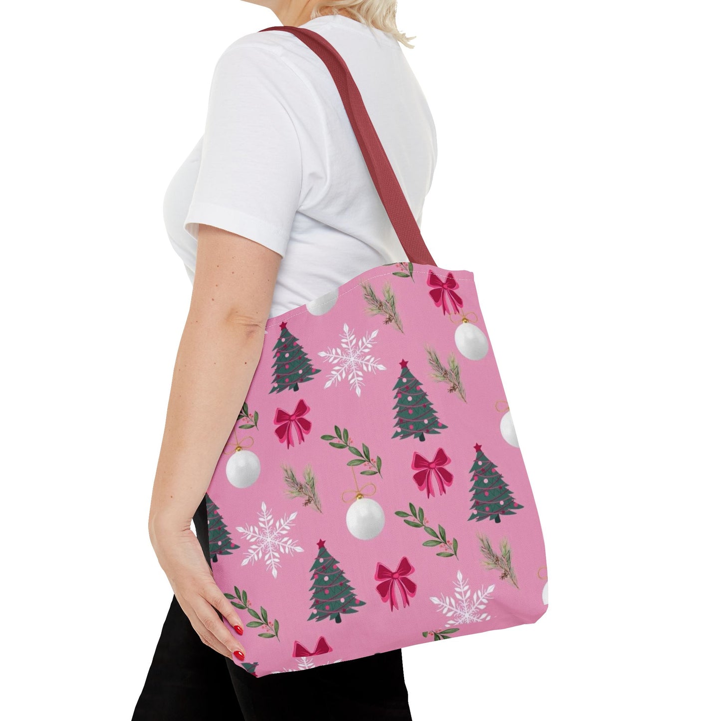 Pink Holiday Cheer Tote