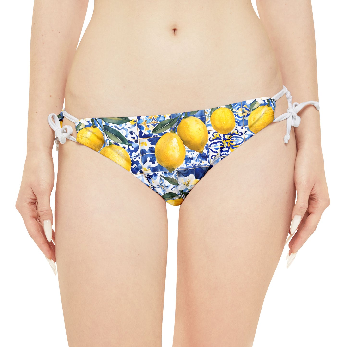 Lemon Grove Loop Tie Side Bikini Bottom